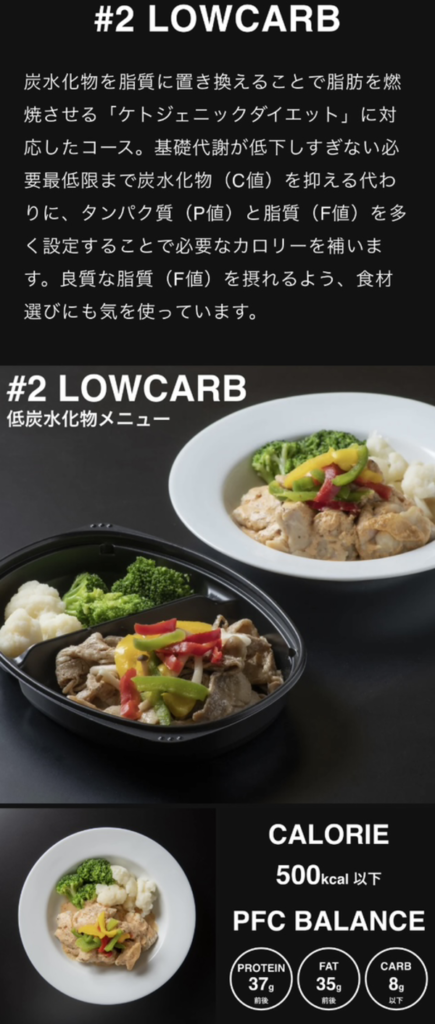 MEALLAB DELIVERY（ミールラボ）のコース