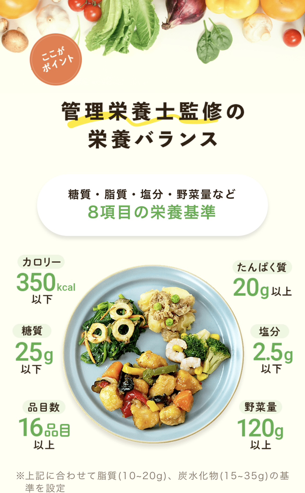 宅配弁当Meals・宅配弁当ミールズのこだわり