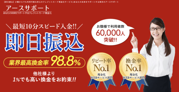 【アースサポート クレジットカード現金化】換金率や入金スピード、利用者口コミなどの最新情報を紹介します